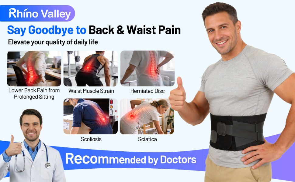 back brace for men Instant Lower Back Pain Relief reliable compression for chronic backaches