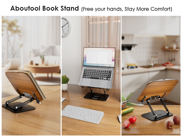 recipe book holder stand