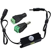 RGBZONE DC 6V-24V Mini 5A PIR Infrared Motion Sensor Detector Switch for LED Strip + Female Male ...