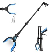 32'' Long Grabber Tool, Grabbers for Elderly Grab It Reaching Tool with Light, Grabber Reacher To...