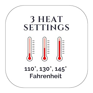 3 heat settings