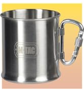 M-Tac 17oz Stainless Steel Hiking Mug Travel Coffee Cup with Handle