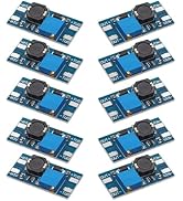 10 Packs DC-DC Boost Converter, 2A Adjustable Module Voltage Regulation Board, with an Input Volt...