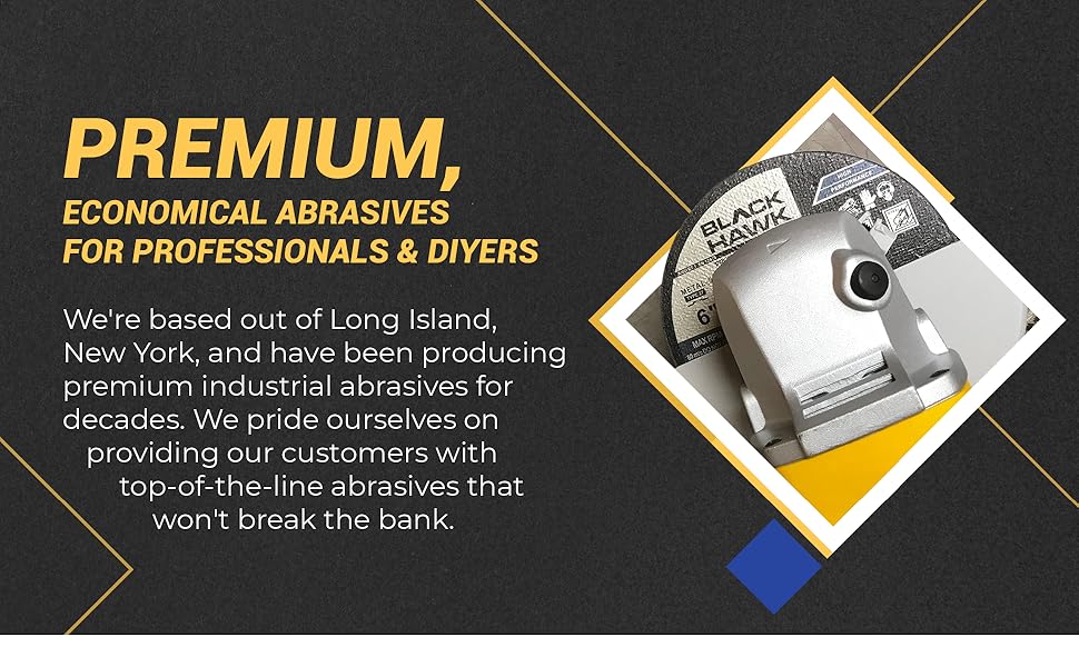 Premium, economical abrasives for professional diyers