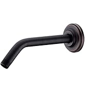 Shower Arm with Flange,Wall-Mounted 9 Inch Heavy Duty Stainless Steel, Shower Head Extension Exte...