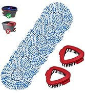 Mop Head Replacement Compatiable with Ocedar RinseClean 2-Tank System, Mircofiber Mop Heads Refil...