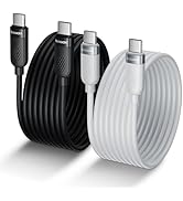 toocki USB C Cable [2Pack,10ft] 60W Fast Charging Type C Silicone Cord Compatible with iPhone 16 ...