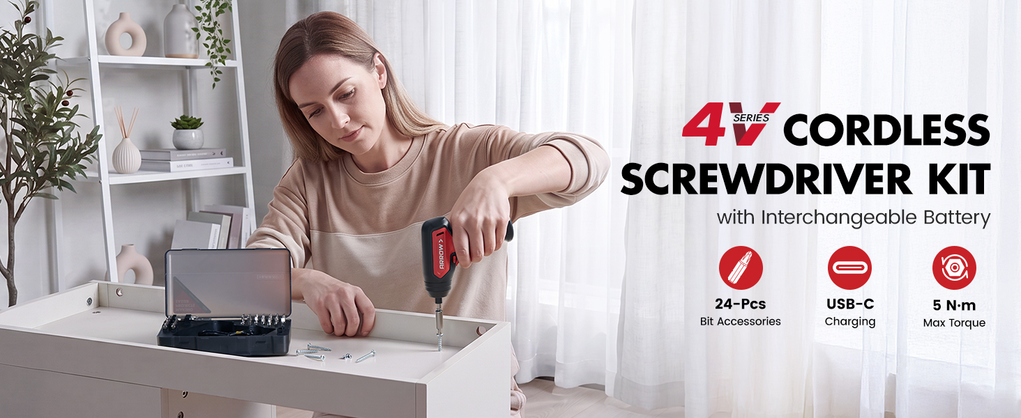 4V CORDLESS SCREWDRIVER KIT