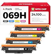 069H 069 Toner Cartridge Set 4-Pack MF753Cdw High Capacity Replacement for Canon 069H 069 Toner C...