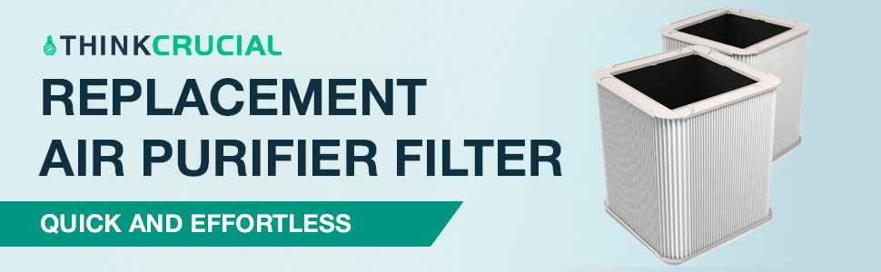Crucial Air Replacement Particle and Carbon Filter Compatible with Blueair