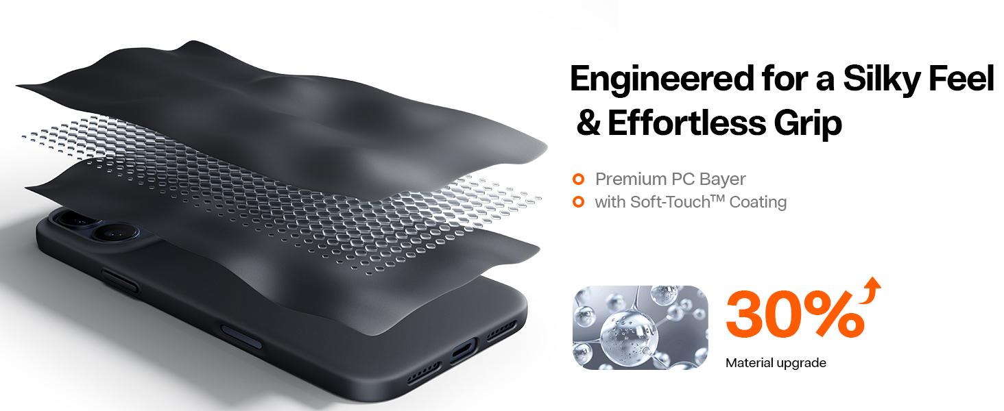 iphone 17 pro case lightweight silky feel 