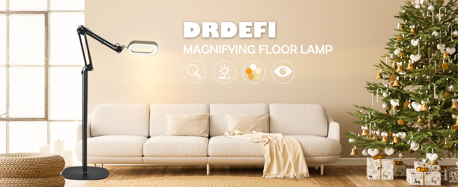 Magnifying Glass with Light and stand