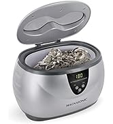 Magnasonic Professional Ultrasonic Jewelry Cleaner with Digital Timer and 20z Stainless Steel Tan...