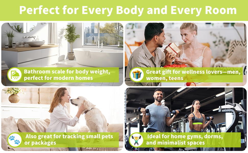 Body Weight Scale Rechargable