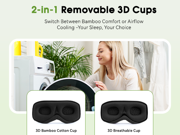 Bluetooth Sleep Mask combines the advantages of eye mask and headphones