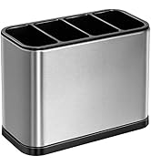 ODesign Utensil Caddy Flatware Organizer Crock Utensil Holder for Countertop Kitchen Rustproof 4 ...