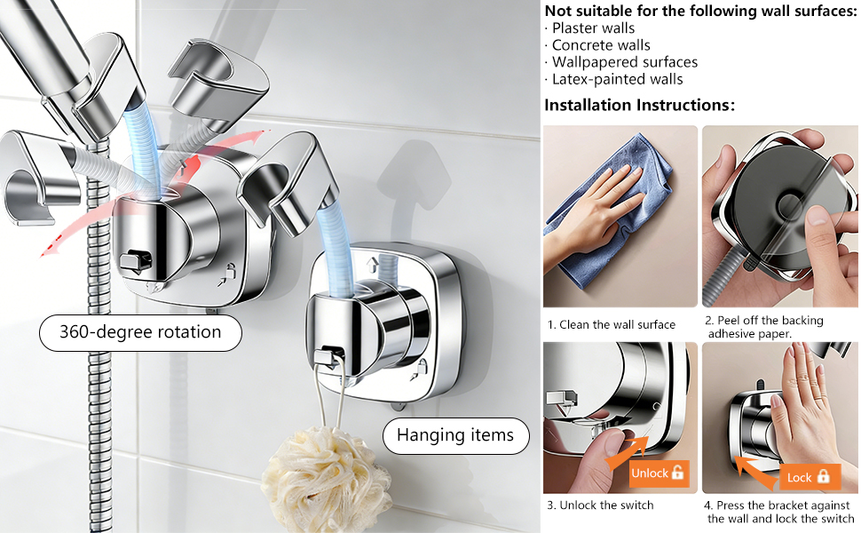 Shower Head Movable Bracket