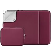 RAINYEAR 14 Inch Laptop Sleeve Protective Case Soft Fluffy Lining Cover Carrying Bag with Front P...