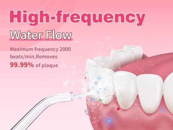 tovendor electric water flosser, limpiador de dientes with high-frequency Water Flow