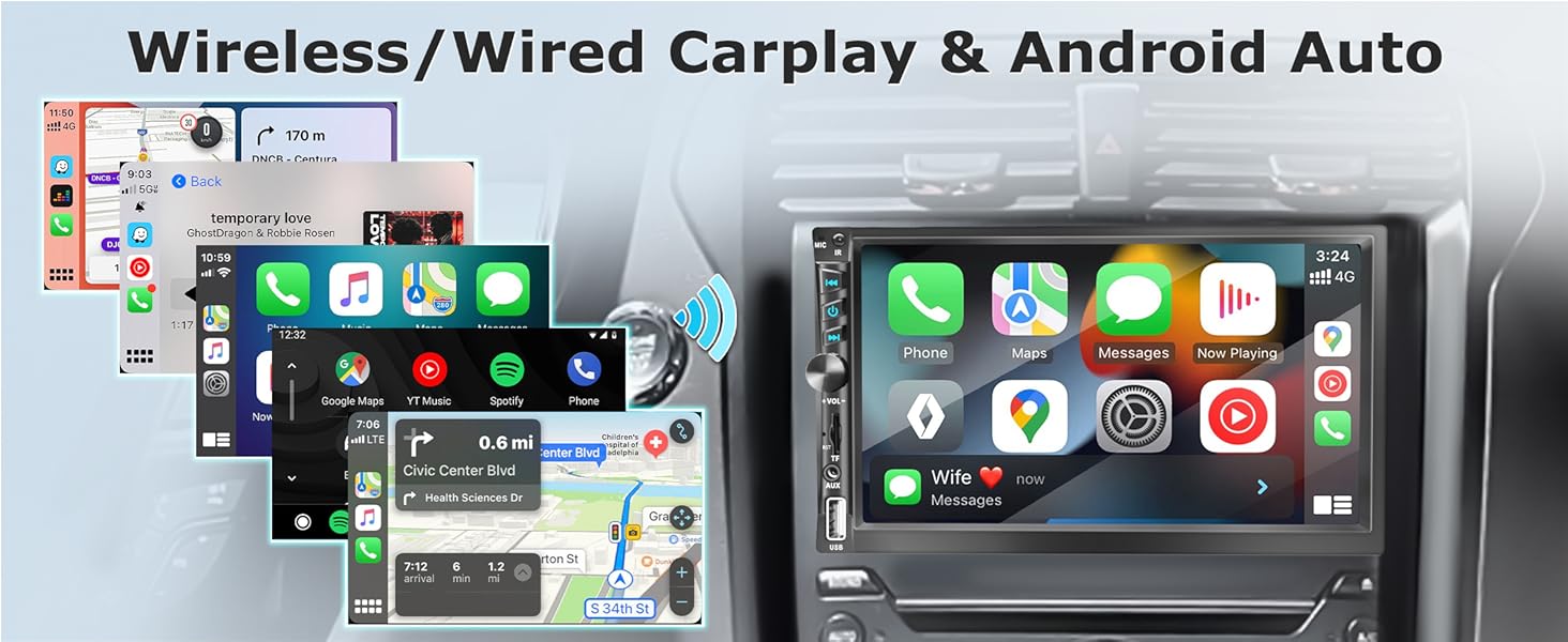 Wireless Carplay &amp;amp;amp; Android Auto