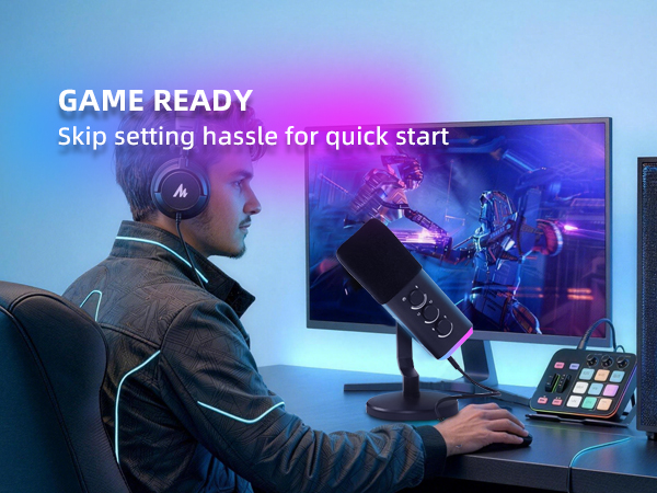 Gaming XLR/USB Microphone