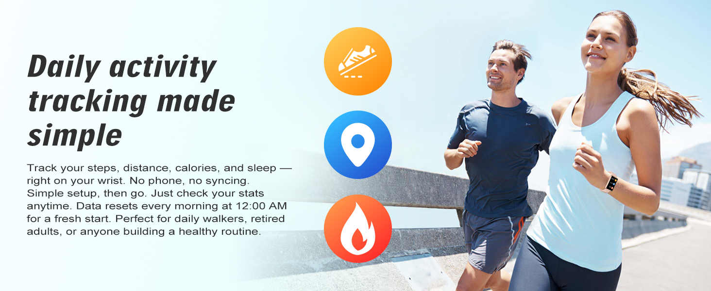 Fitness Tracker No Bluetooth No APP No Phone Needed
