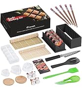 HI NINGER Sushi Making Kit Complete Sushi Making Kit for Beginners Sushi Makers withChef's Knife,...