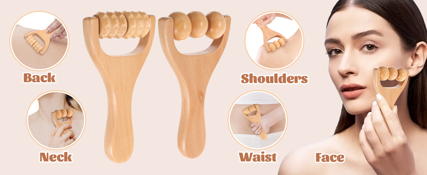 Wooden Massage Roller