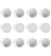 HayEastdor 12PCS 3/4inch PVC Cap Pipe Fittings White PVC Pipe End Cap Plug Adapter SCH40 Socket F...