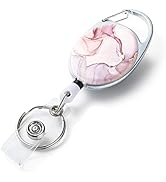 Badge Reels Retractable,Double Sided Color Print Pattern Retractable Badge Holders,with Retractab...