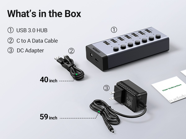 UGREEN Powered USB Hub