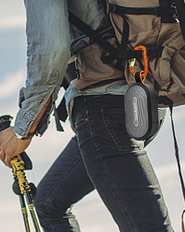 Bluetooth Speaker with HD Sound, Magnetic Base Portable Wireless, IP66 Waterproof, Up to 18H