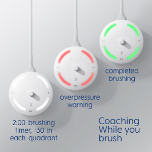 Coaching while you brush
