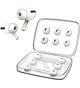 [12 Pieces] Lanwow Replacement Ear Tips for AirPods Pro &amp; AirPods Pro 2 with Portable Storage Box...