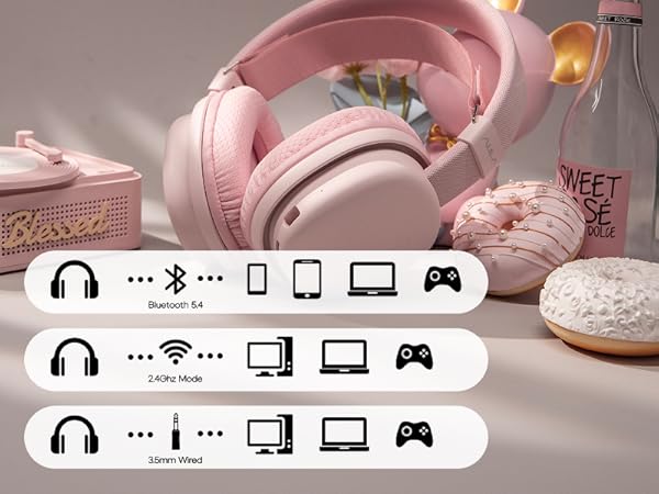 G7 Headset Pink