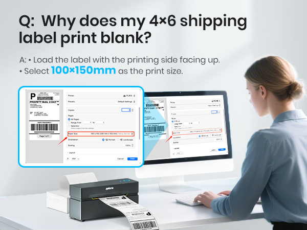 thermal printer shipping label printer thermal label printer for small business label printer 4x6