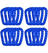Tactical Carabiner Keychain -12/15/16 Pack Hard Polymer Carabiners D Rings Light Weight Spring Sn...