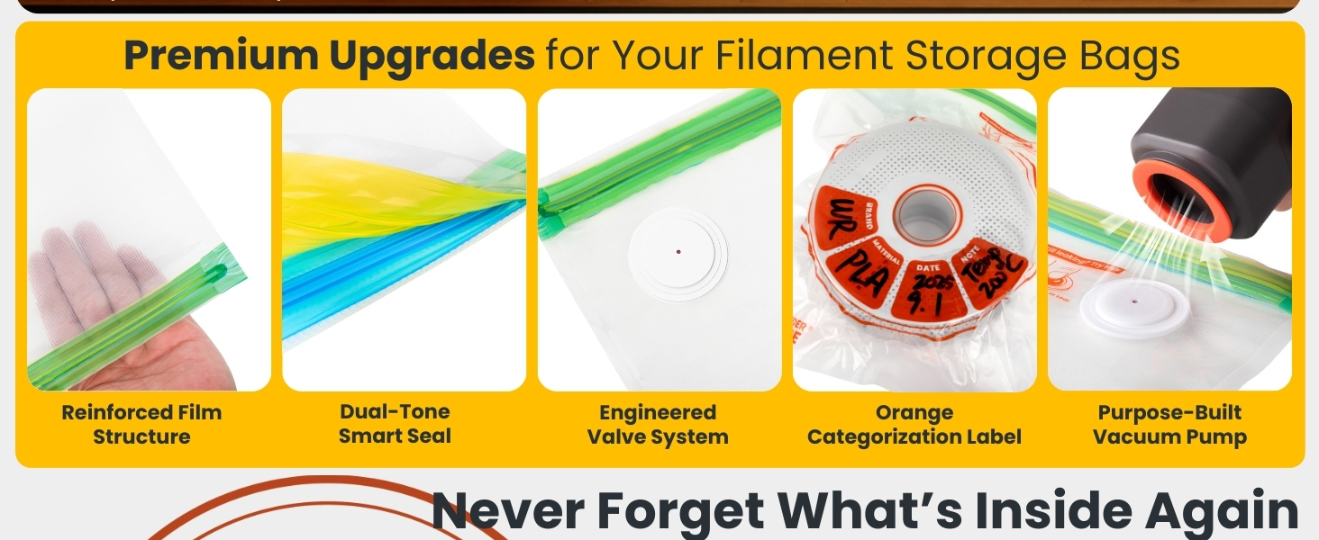 filament storage bags