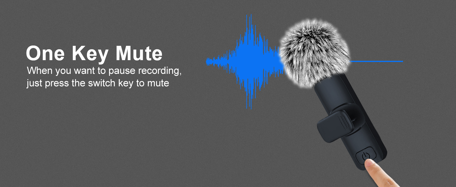 Mini Wireless Lavalier Microphone