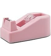 Desktop Tape Dispenser Heavy Duty Desk Accessories Floral Office Tape Dispensers, Weighted Non-Sk...