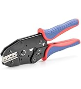 HKS Crimping Tool for Solar PV Cable Connectors - Ratcheting Wire Crimpers - AWG 14-8 (2.5-10mm²)...