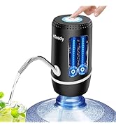 Water Pump for 5 Gallon Bottle, USB Charging Automatic Water Dispenser with Rechargeable Battery,...