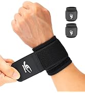 HiRui Wrist Brace (2 PCS) - Adjustable Compression for Carpal Tunnel Arthritis Tendonitis Sprain ...