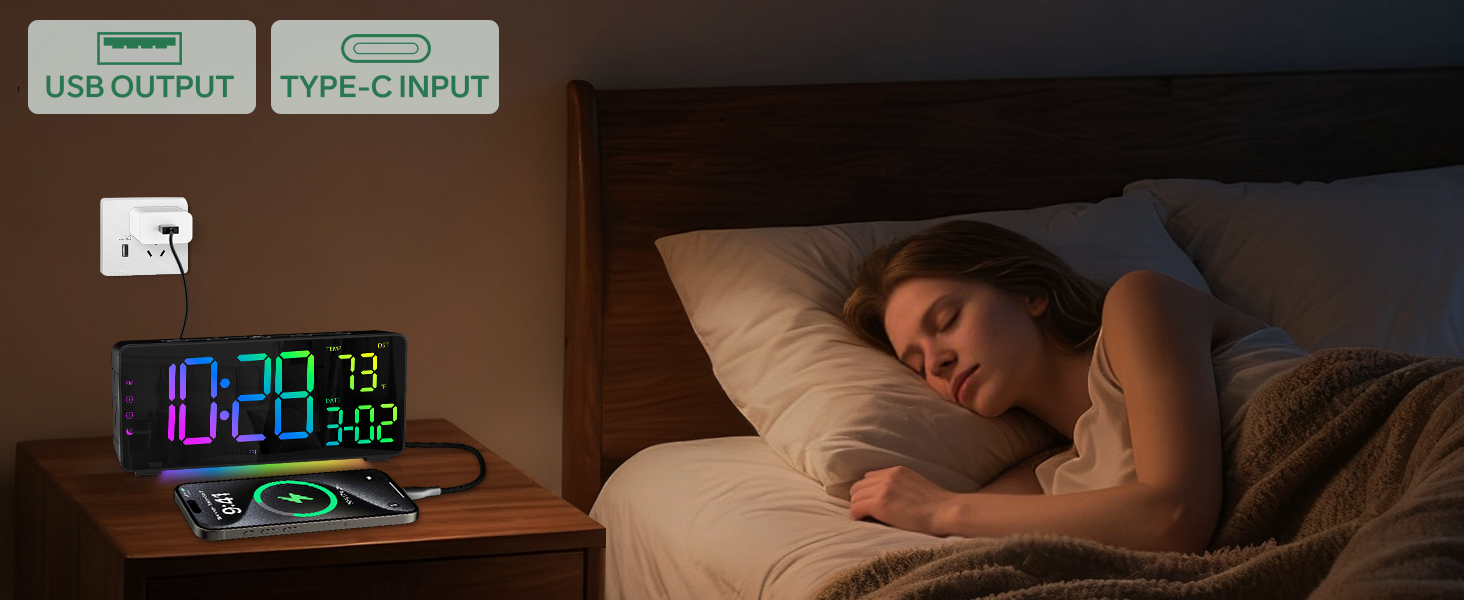 alarm clocks for bedrooms