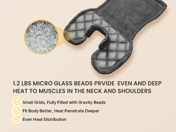 weighted heating pad