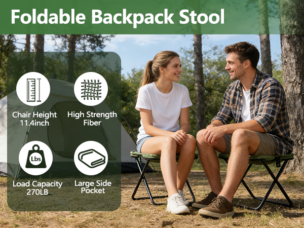 Portable Ultralight Collapsible Stool