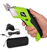 Cordless Electric Scissors, VLOXO Cardboard Cutter Electric Fabric Scissors Box Cutter with Blade...