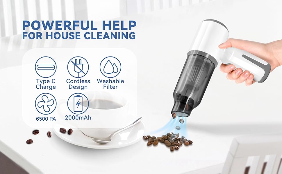 6500pa suction power cleaner