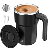 Self Stirring Coffee Mug 14oz, Rechargeable Self Stirring Mug, Magnetic Self Stirring Cup for Cof...
