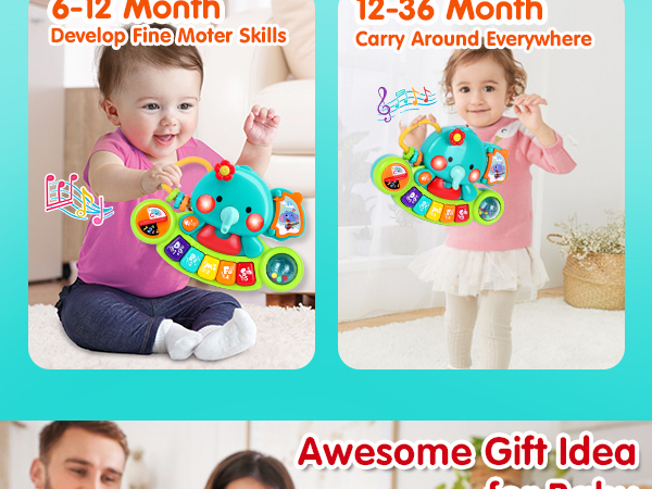 baby piano 0-6 month